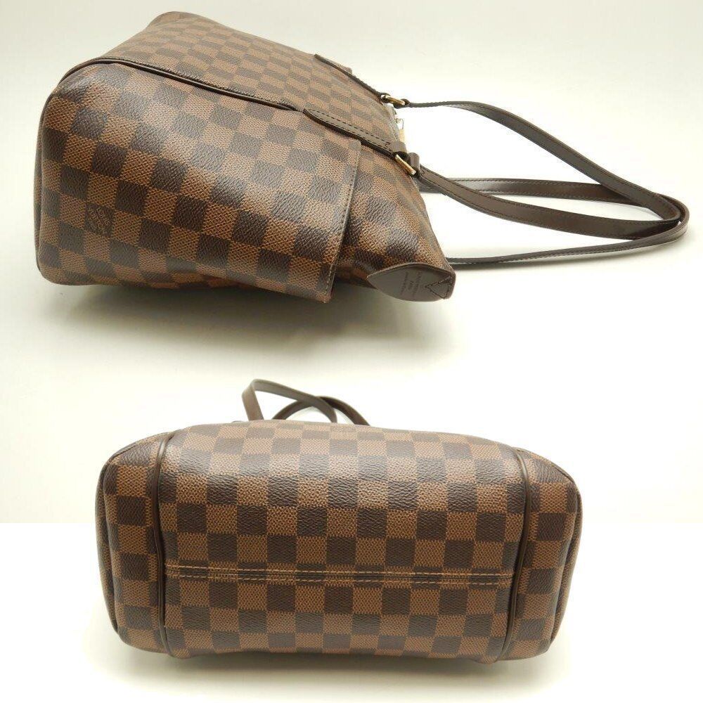 Louis Vuitton Damier Ebene Totally PM Shoulder Tote Bag Brown - Picture 4 of 9